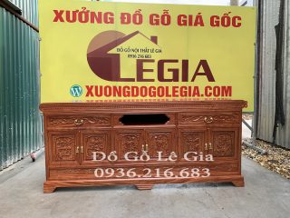 Kệ tivi Mõ đồng tiền gỗ Hương đá ( Chị Linh Đông Anh Hà Nội) Kệ tivi Mõ đồng tiền gỗ Hương đá ( Chị Linh Đông Anh Hà Nội) 7