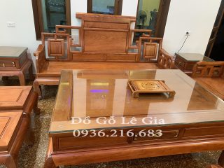 Bộ Sơn Thủy gỗ Hương đá 10 món A Đức Vĩnh Phúc 6