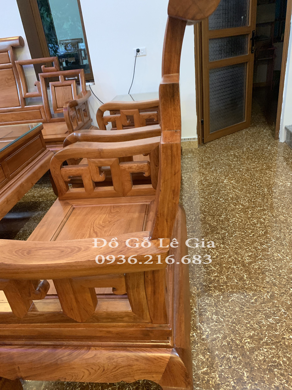 Bộ Sơn Thủy gỗ Hương đá 10 món A Đức Vĩnh Phúc 14