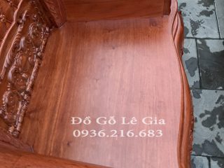 Bộ Hoàng Gia V5 Chân 16cm gỗ Hương đá ( Chú Phúc Nghệ An) 12