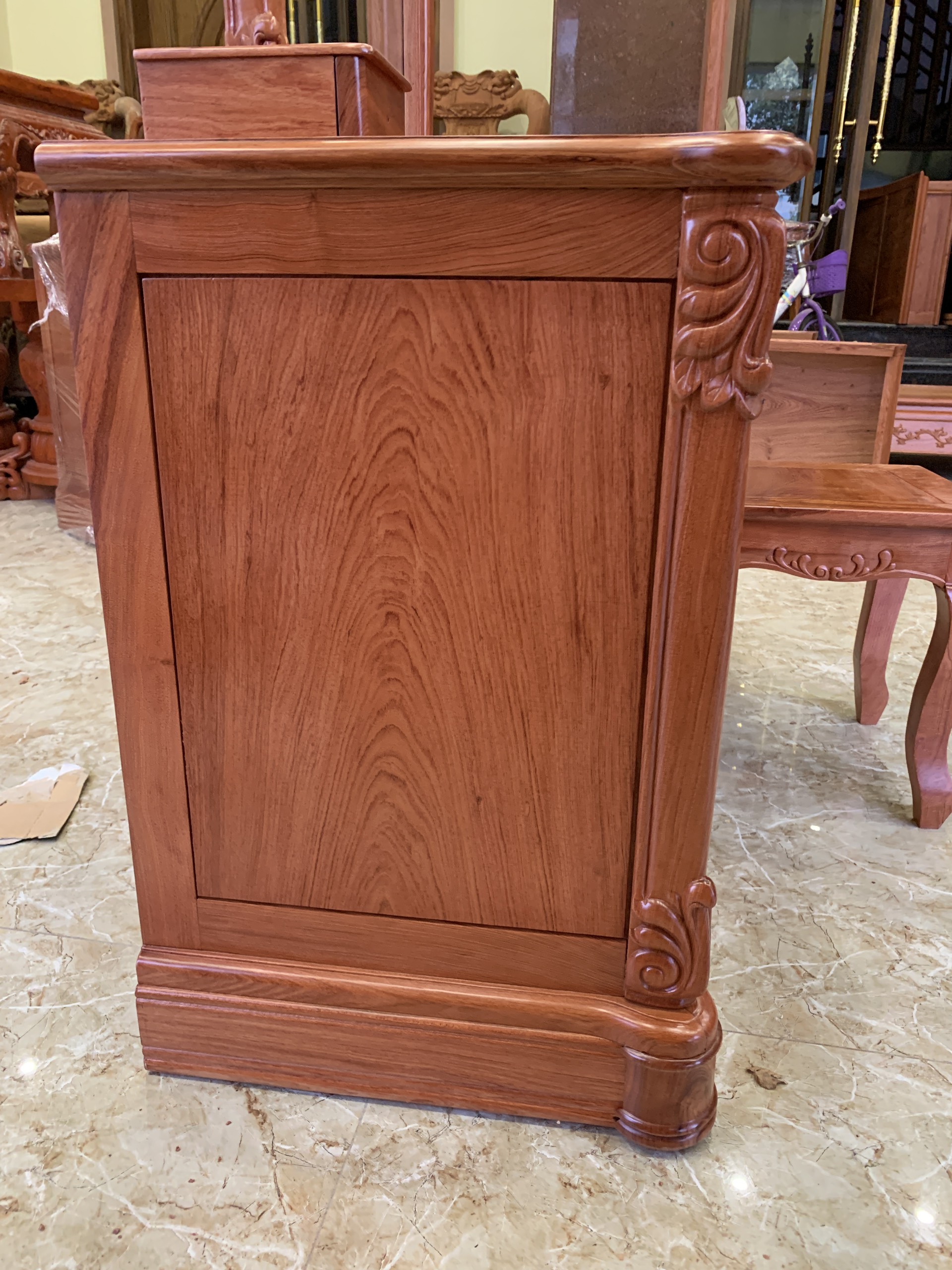 Bàn Phấn gỗ Hương đá ( Chú Phúc Nghệ An) 16