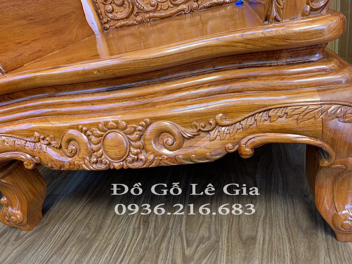 Bộ Hoàng Gia V4 Đại chân 14 gỗ Hương ( A Hải Nghệ An) 21