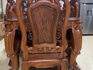 Bộ Bàn Ăn Louis Hoa Hồng 8 ghế ( A Hải - Nghệ An) Bộ Bàn Ăn Louis Hoa Hồng 8 ghế ( A Hải - Nghệ An) 11