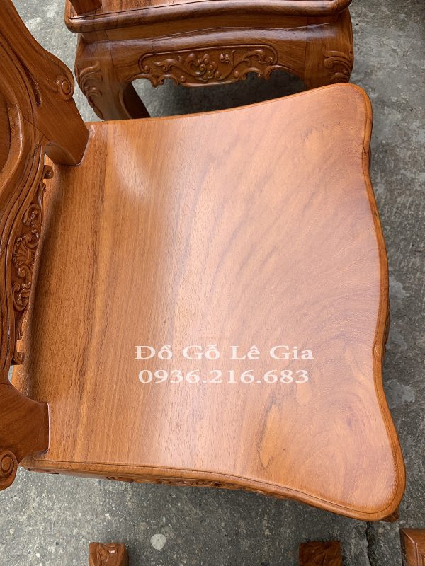 Bộ bàn ăn nguyên khối 8 ghế 1 bàn 22