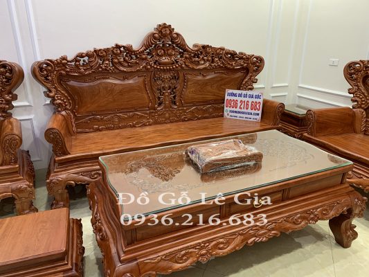 Bàn ghế Hoàng Gia V5 gỗ Hương (A Cường - Hưng Yên) Bàn ghế Hoàng Gia V5 gỗ Hương (A Cường - Hưng Yên) 18