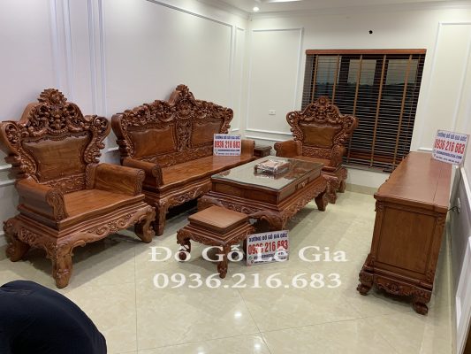 Bàn ghế Hoàng Gia V5 gỗ Hương (A Cường - Hưng Yên) Bàn ghế Hoàng Gia V5 gỗ Hương (A Cường - Hưng Yên) 17