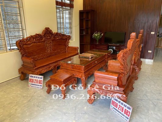 Bộ Hoàng Gia V4 gỗ Hương đá ( Bác Sơn - Hà Nội) 15