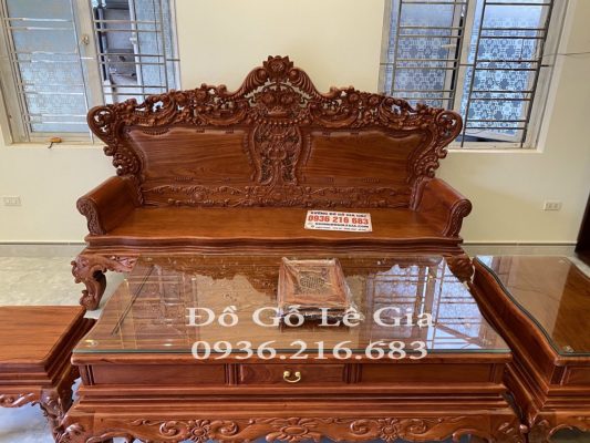 Bộ Hoàng Gia V4 gỗ Hương đá ( Bác Sơn - Hà Nội) 16