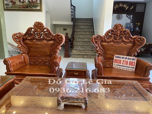 Bộ Hoàng Gia V4 gỗ Hương đá ( Bác Sơn - Hà Nội) 17