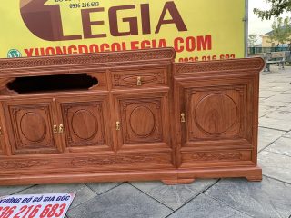 Kệ Tivi Mõ Đồng Tiền gỗ Hương đá tuyển chọn Kệ Tivi Mõ Đồng Tiền gỗ Hương đá tuyển chọn 8