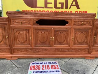 Kệ Tivi Mõ Đồng Tiền gỗ Hương đá tuyển chọn Kệ Tivi Mõ Đồng Tiền gỗ Hương đá tuyển chọn 7