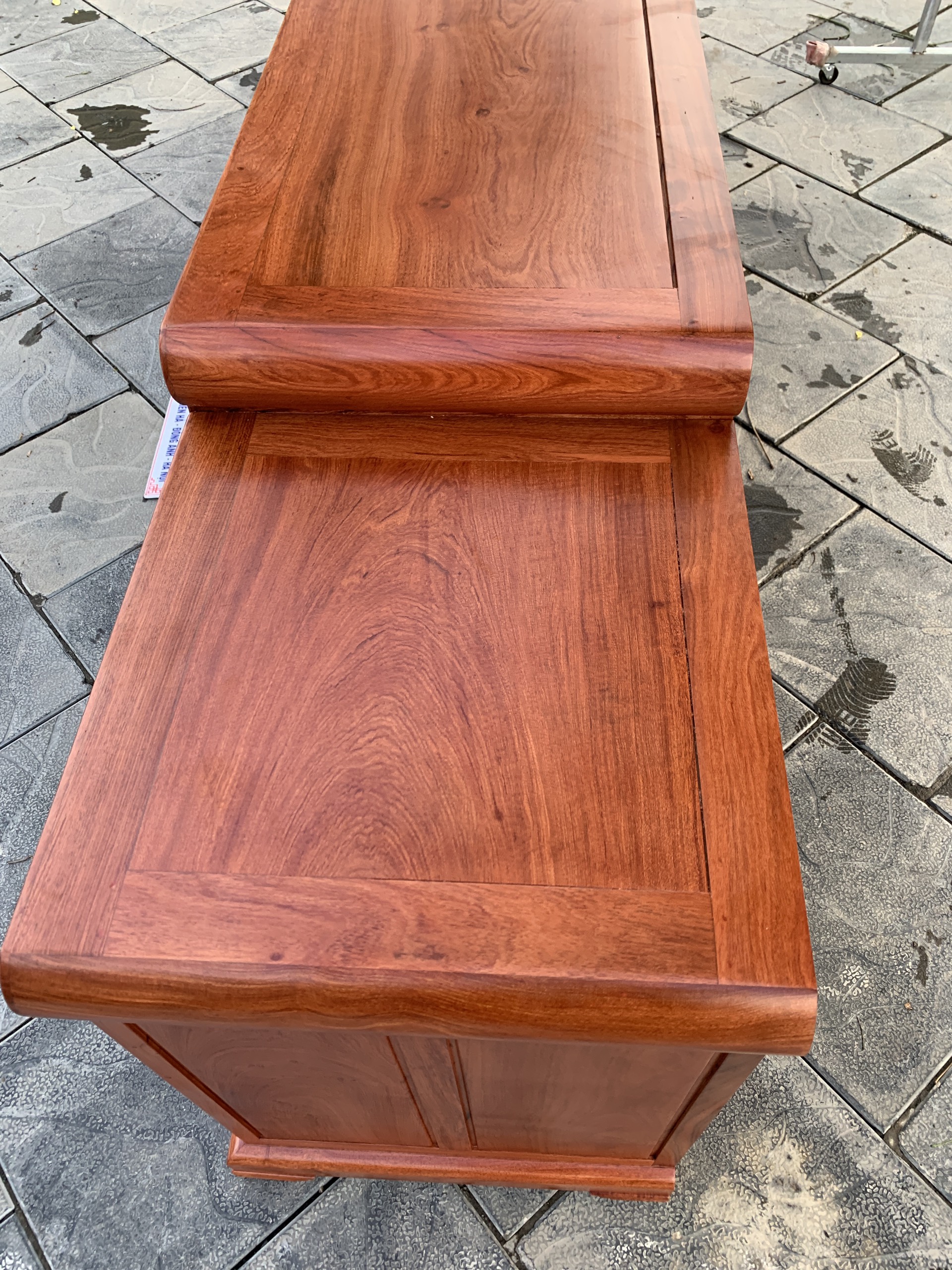 Kệ Tivi Mõ Đồng Tiền gỗ Hương đá tuyển chọn 18