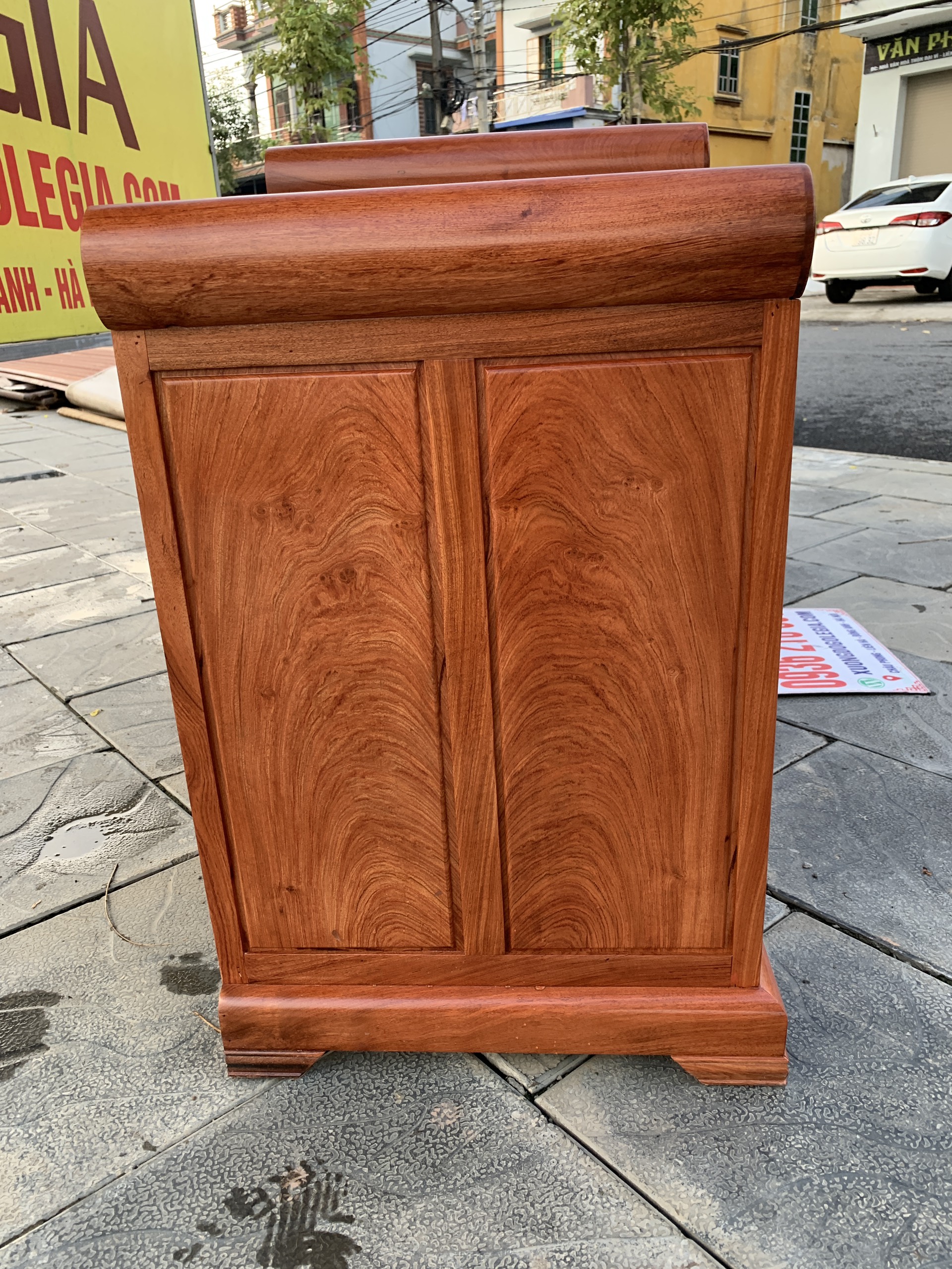 Kệ Tivi Mõ Đồng Tiền gỗ Hương đá tuyển chọn 19