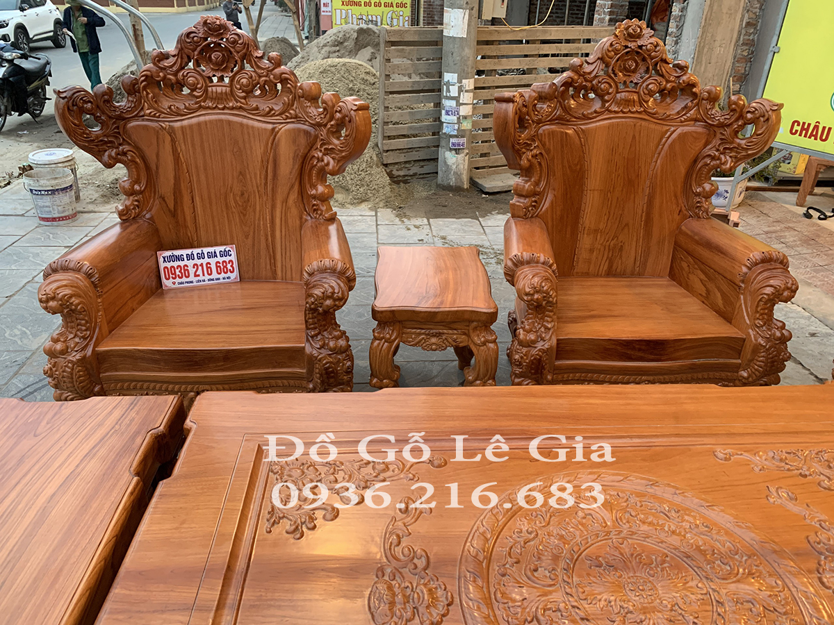 Bộ Hoàng Gia V10 gỗ gỗ đỏ (A Mạnh - Hải Phòng) 18