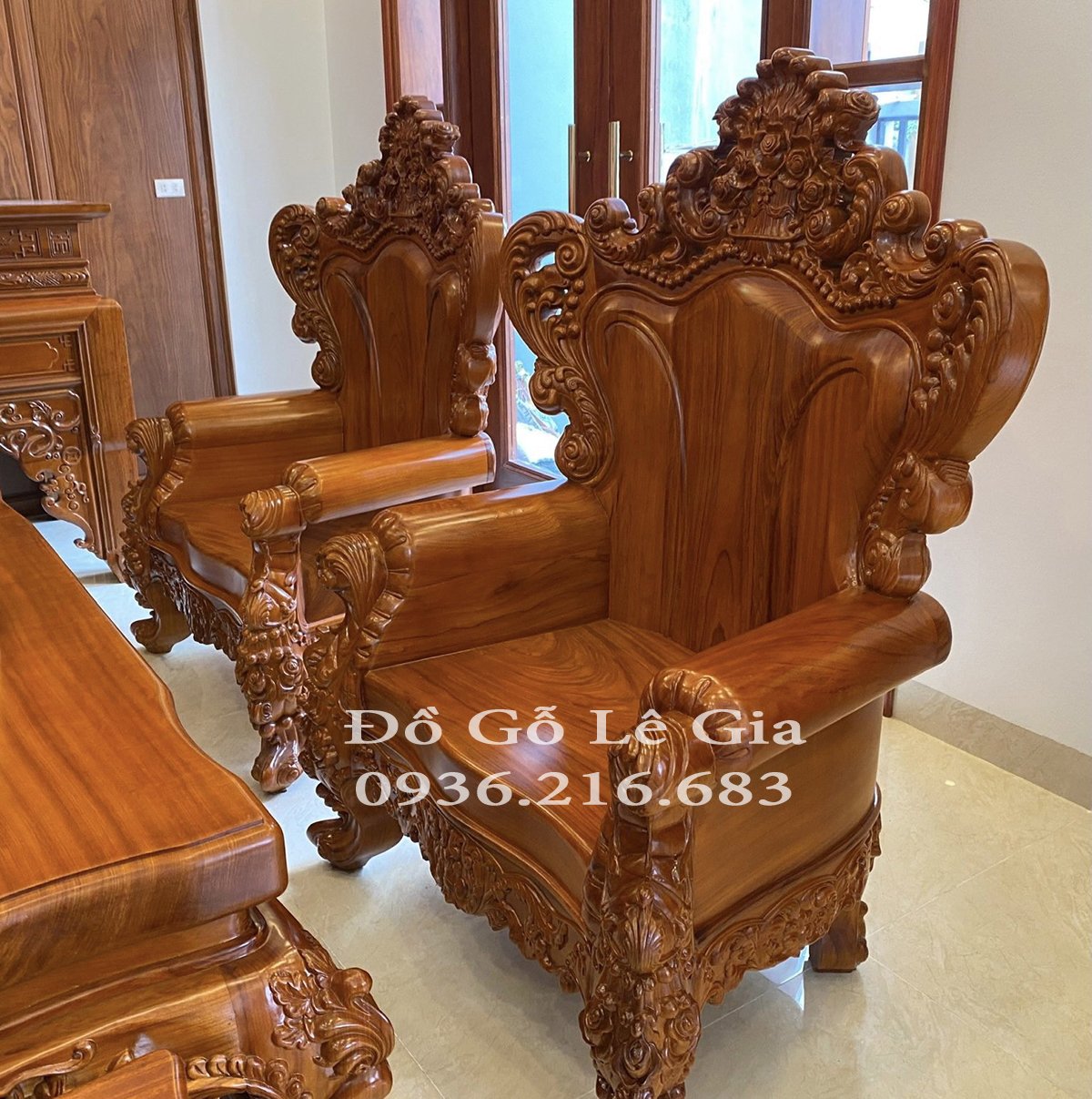 Bộ Hoàng Gia V10 gỗ gõ đỏ 20