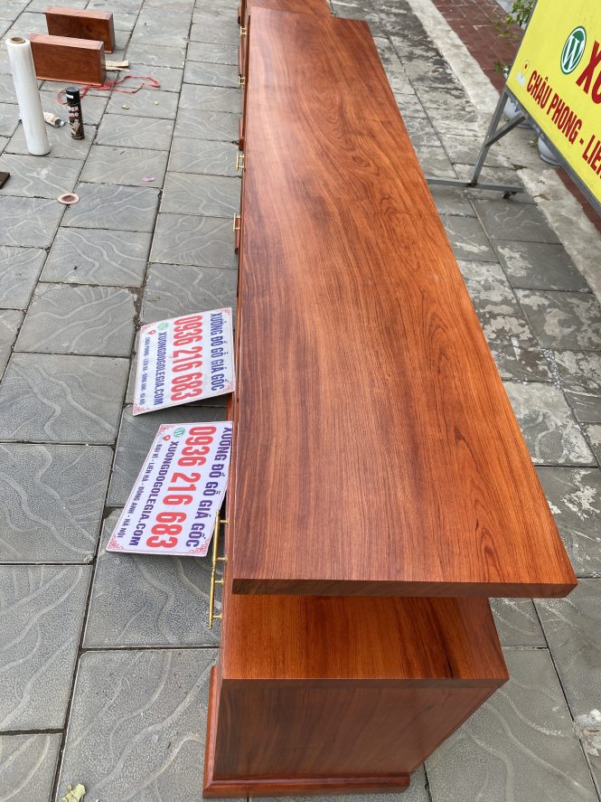 Kệ TiVi nguyên khối 2 tầng gỗ Hương ( A Tuấn - Quảng Ninh) Kệ TiVi nguyên khối 2 tầng gỗ Hương ( A Tuấn - Quảng Ninh) 16