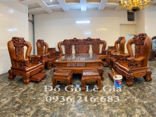 Bộ Minh Quốc Voi Chiến cột 20 gỗ Hương (Chị Thơm - Hà Nội) Bộ Minh Quốc Voi Chiến cột 20 gỗ Hương (Chị Thơm - Hà Nội) 10