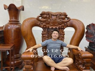 Bộ Minh Quốc Voi Chiến cột 20 gỗ Hương (Chị Thơm - Hà Nội) Bộ Minh Quốc Voi Chiến cột 20 gỗ Hương (Chị Thơm - Hà Nội) 14