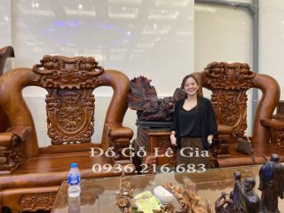 Bộ Minh Quốc Voi Chiến cột 20 gỗ Hương (Chị Thơm - Hà Nội) Bộ Minh Quốc Voi Chiến cột 20 gỗ Hương (Chị Thơm - Hà Nội) 12