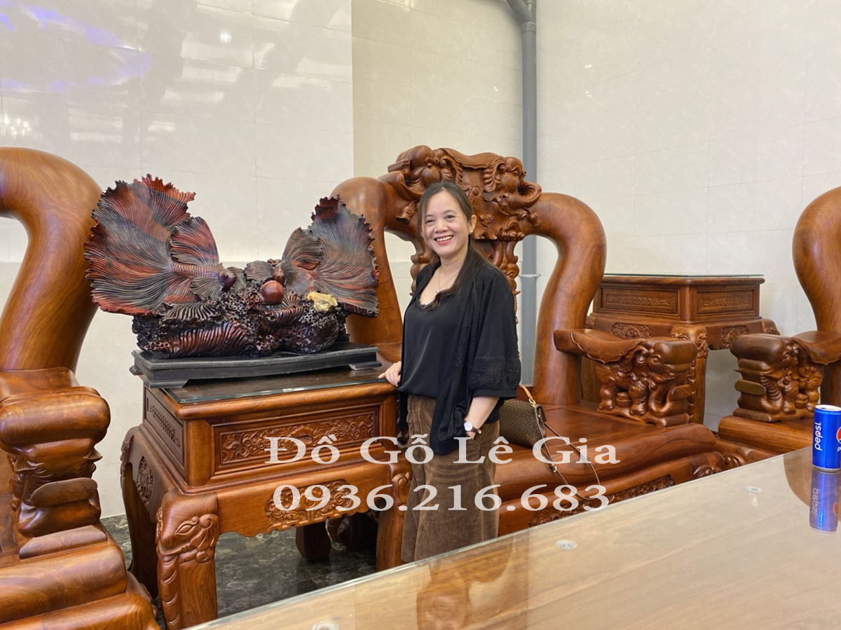 Bộ Minh Quốc Voi Chiến cột 20 gỗ Hương (Chị Thơm - Hà Nội) Bộ Minh Quốc Voi Chiến cột 20 gỗ Hương (Chị Thơm - Hà Nội) 26