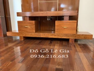 Kệ TIVI Nguyên Khối 2 tầng gỗ Hương (Chị Dung - Hà Nội) 7