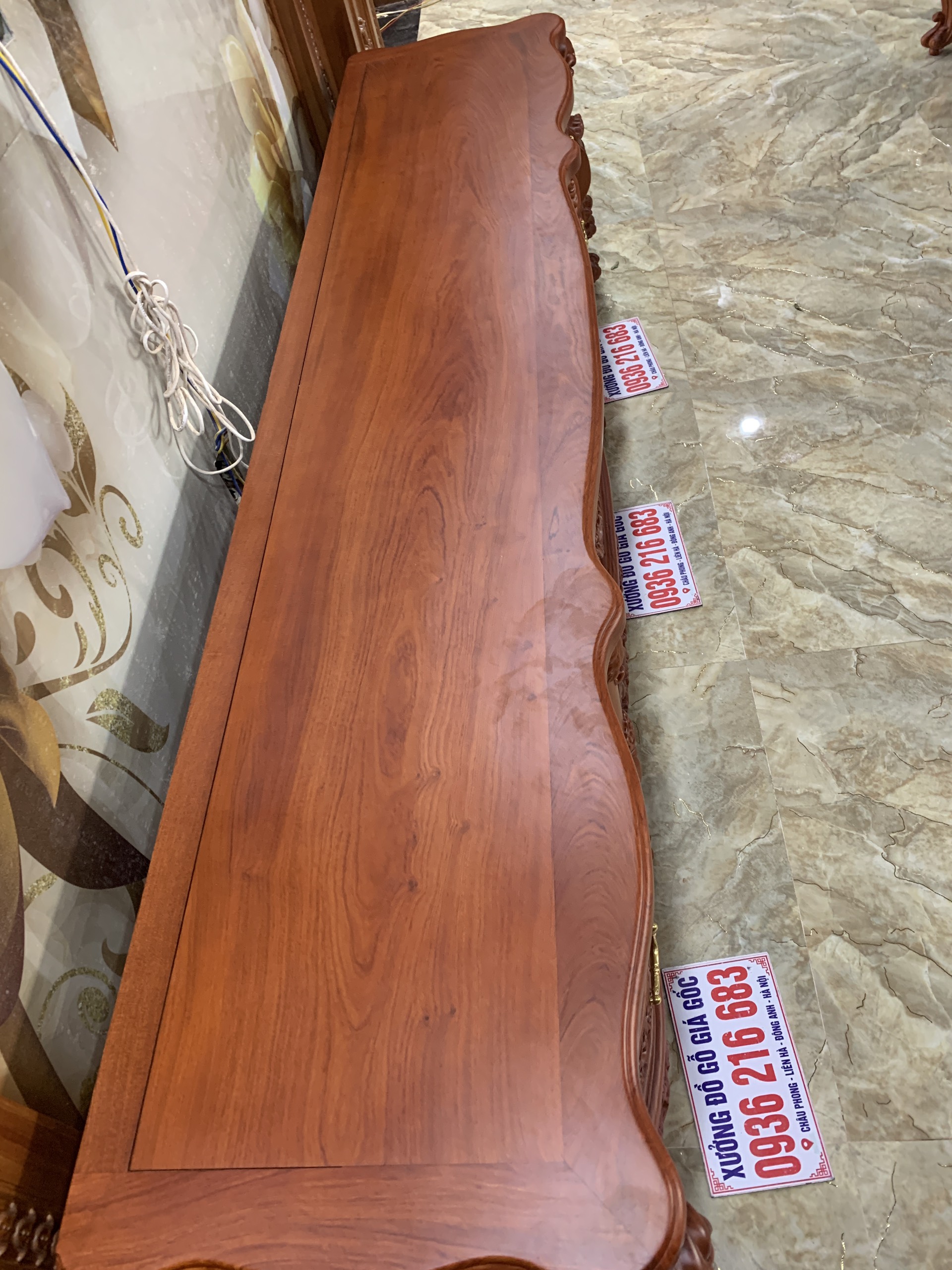 Kệ Louis Hoàng Gia Nguyên Khối Gỗ Hương (A Trường - Thanh Hóa) Kệ Louis Hoàng Gia Nguyên Khối Gỗ Hương (A Trường - Thanh Hóa) 18