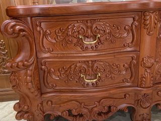 Kệ Louis Hoàng Gia Nguyên Khối Gỗ Hương (A Trường - Thanh Hóa) Kệ Louis Hoàng Gia Nguyên Khối Gỗ Hương (A Trường - Thanh Hóa) 9