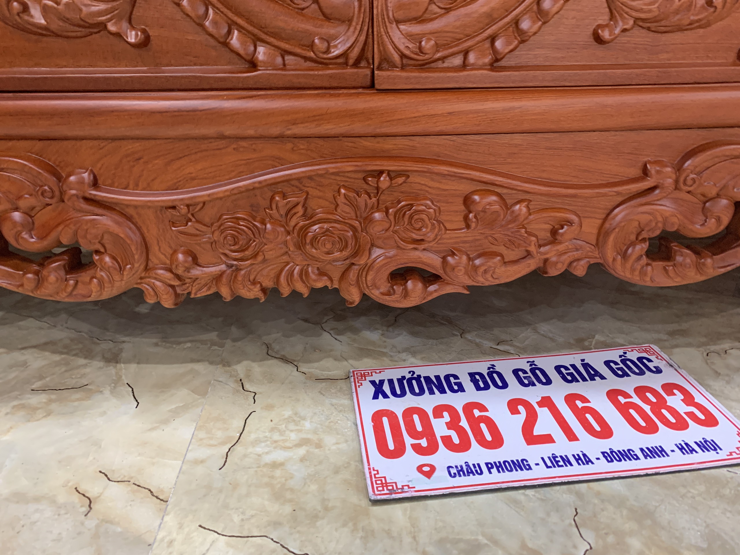 Kệ Louis Hoàng Gia Nguyên Khối Gỗ Hương (A Trường - Thanh Hóa) Kệ Louis Hoàng Gia Nguyên Khối Gỗ Hương (A Trường - Thanh Hóa) 22