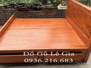 Giường Ngủ Gỗ Hương đá quý hiếm Giường Ngủ Gỗ Hương đá quý hiếm 9