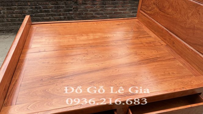 Giường Ngủ Gỗ Hương đá quý hiếm Giường Ngủ Gỗ Hương đá quý hiếm 21