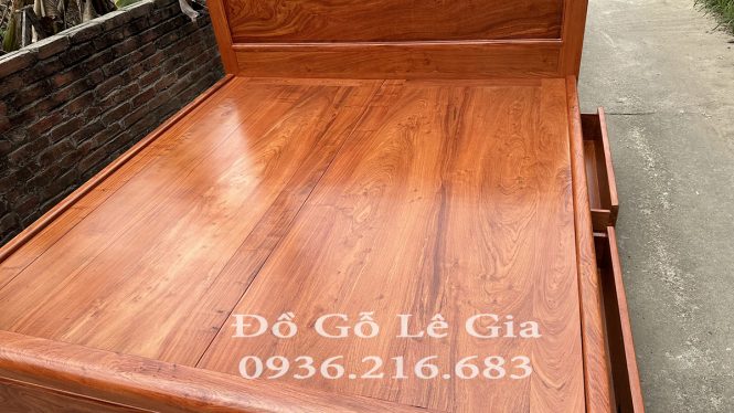 Giường Ngủ Gỗ Hương đá quý hiếm 19