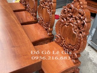 Bàn ăn nguyên khối gỗ Hương (A Phú - Hưng Yên) Bàn ăn nguyên khối gỗ Hương (A Phú - Hưng Yên) 11