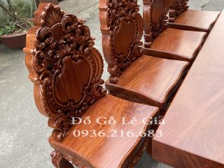 Bàn ăn nguyên khối gỗ Hương (A Phú - Hưng Yên) Bàn ăn nguyên khối gỗ Hương (A Phú - Hưng Yên) 13