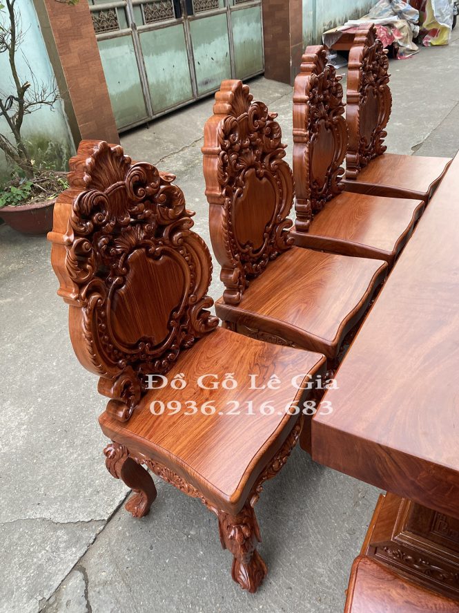 Bàn ăn nguyên khối gỗ Hương (A Phú - Hưng Yên) Bàn ăn nguyên khối gỗ Hương (A Phú - Hưng Yên) 22
