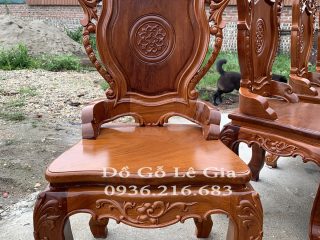 Bộ bàn ăn nguyên khối 10 nghế Louis 280cmx1m gỗ Gõ (A Hiếu - Hải Phòng) Bộ bàn ăn nguyên khối 10 nghế Louis 280cmx1m gỗ Gõ (A Hiếu - Hải Phòng) 16