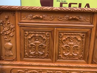 Kệ Tivi Louis Hoàng Gia gỗ Gõ đỏ cao cấp Kệ Tivi Louis Hoàng Gia gỗ Gõ đỏ cao cấp 10