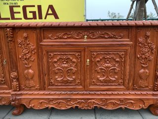 Kệ Tivi mặt phẳng Louis Hoàng Gia dài 240cm gỗ Gõ Kệ Tivi mặt phẳng Louis Hoàng Gia dài 240cm gỗ Gõ 10