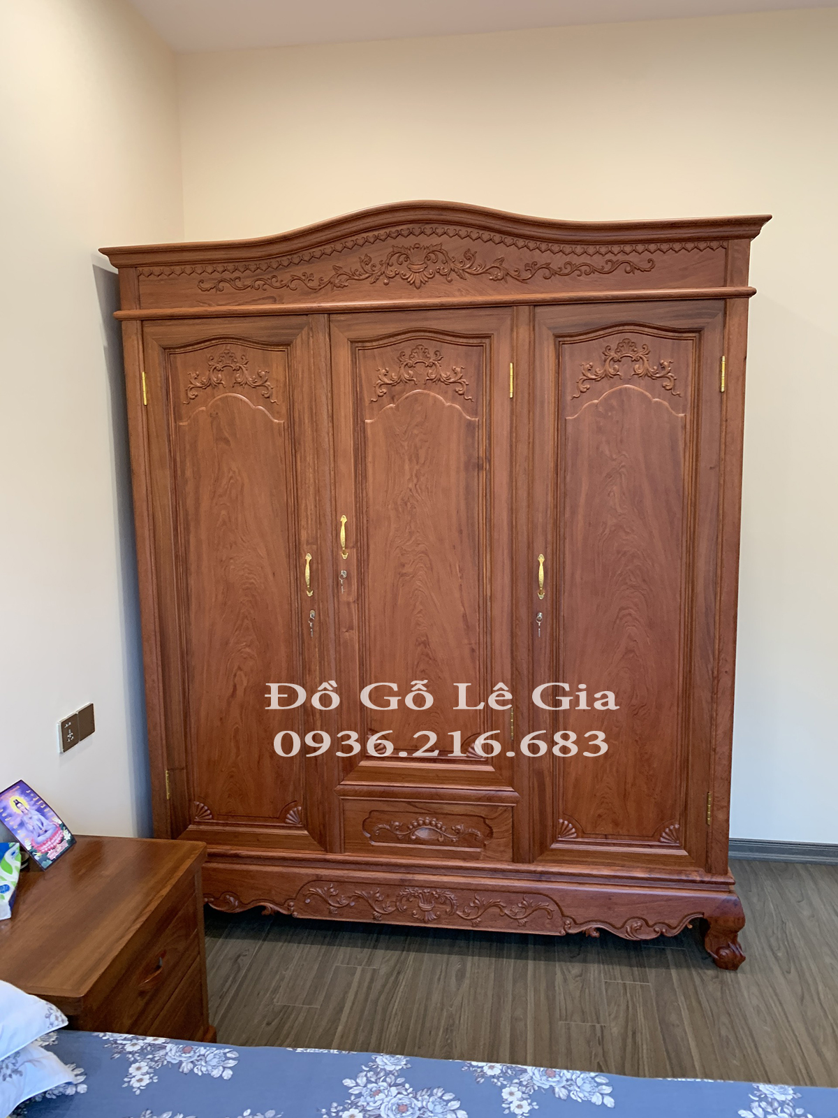 Combo Nội thất phòng ngủ gỗ Hương (Chị Định - Hà Nội) 10