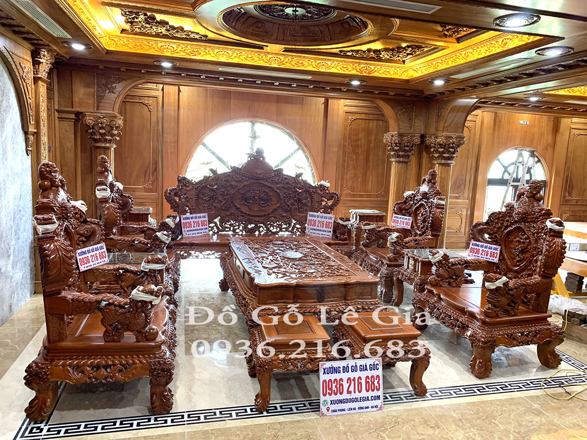 Bộ Rồng Đỉnh 12 món gỗ Hương (A Quý - Hà Nội) Bộ Rồng Đỉnh 12 món gỗ Hương (A Quý - Hà Nội) 29