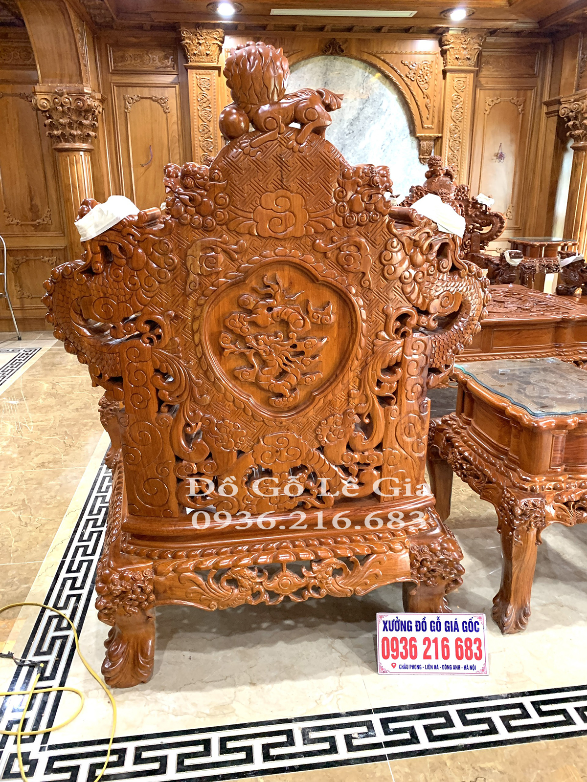 Bộ Rồng Đỉnh 12 món gỗ Hương (A Quý - Hà Nội) Bộ Rồng Đỉnh 12 món gỗ Hương (A Quý - Hà Nội) 21