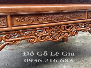 Án Gian Chân 14 gỗ Gõ đỏ đục Ngũ Phúc ( A Bắc - Lạng Sơn) Án Gian Chân 14 gỗ Gõ đỏ đục Ngũ Phúc ( A Bắc - Lạng Sơn) 10