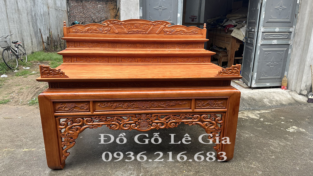 Án Gian Chân 14 gỗ Gõ đỏ đục Ngũ Phúc ( A Bắc - Lạng Sơn) Án Gian Chân 14 gỗ Gõ đỏ đục Ngũ Phúc ( A Bắc - Lạng Sơn) 14