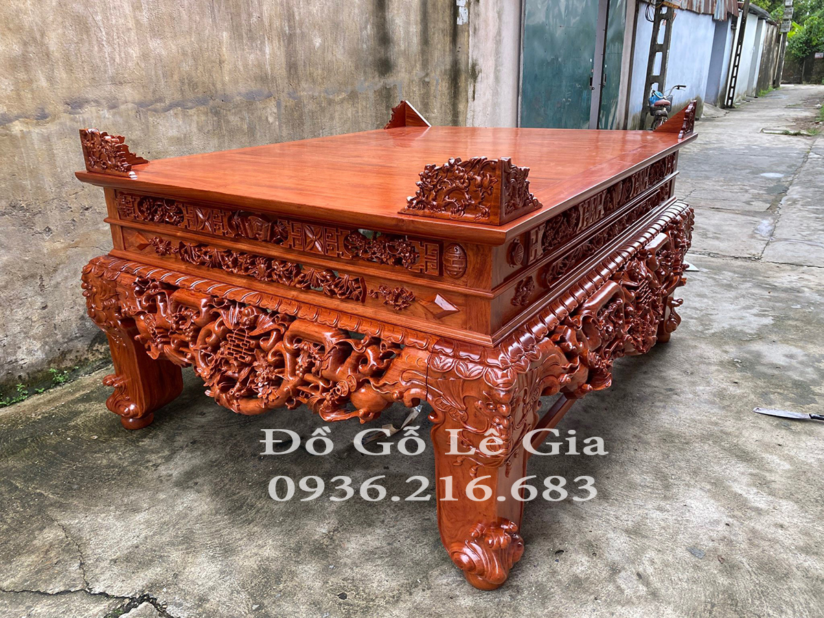 Sập Thờ Mai Điểu chân 22 gỗ Hương đá ( A Thuận- Bắc Ninh) Sập Thờ Mai Điểu chân 22 gỗ Hương đá ( A Thuận- Bắc Ninh) 19