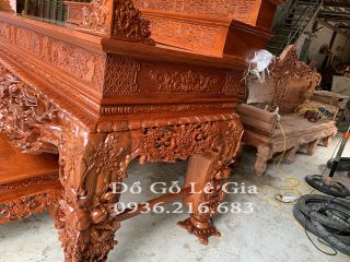 Sập thờ Mai Điểu chân 24 gỗ Hương đá ( Chú Xuân- Thanh Hóa) Sập thờ Mai Điểu chân 24 gỗ Hương đá ( Chú Xuân- Thanh Hóa) 16