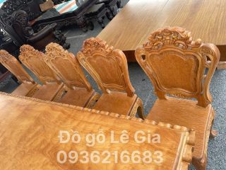 BÀN GHẾ HOÀNG GIA 12 GHẾ 16