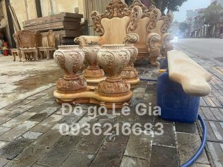 BÀN GHẾ HOÀNG GIA 12 GHẾ 19