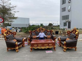 BỘ SOFA THE KING DÁT VÀNG 6 MÓN