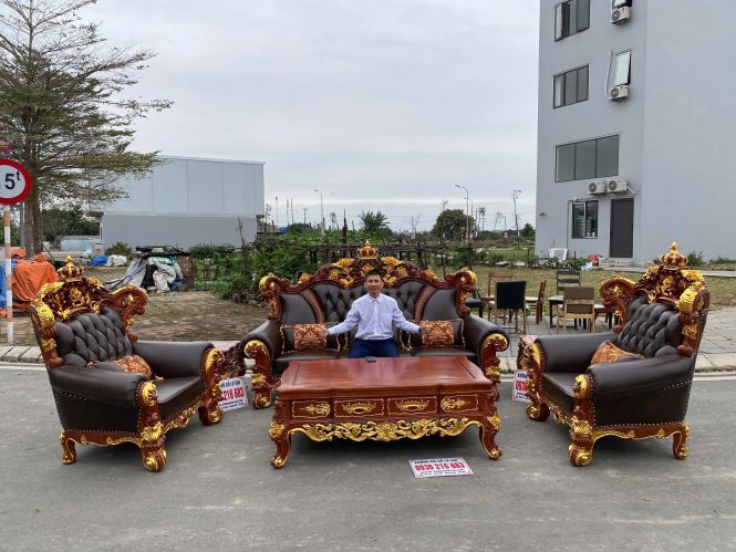 BỘ SOFA THE KING DÁT VÀNG 6 MÓN 1