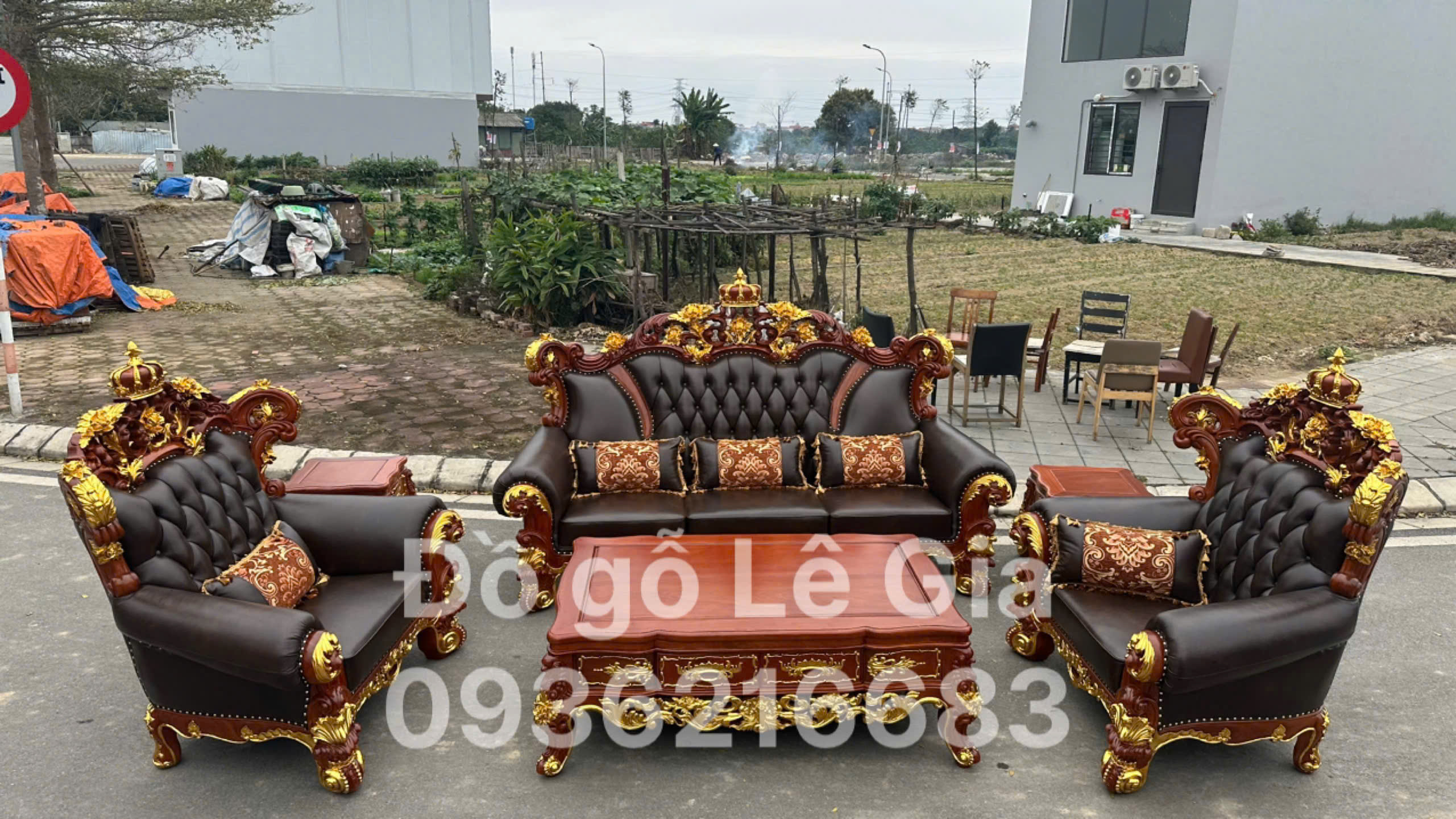 BỘ SOFA THE KING DÁT VÀNG 6 MÓN BỘ SOFA THE KING DÁT VÀNG 6 MÓN 31