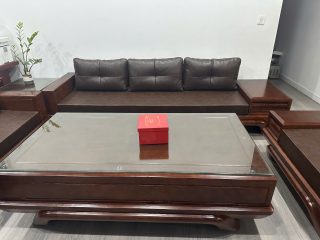 SOFA GÓC L GỖ HƯƠNG ĐÁ 12